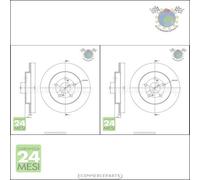 Kit 2x dischi freno Metelli Posteriore per SUBARU TREZIA TOYOTA VERSO PRIUS