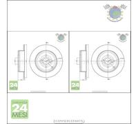 Kit 2x dischi freno Metelli Posteriore per TOYOTA COROLLA #rh