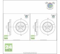 Kit 2x dischi freno Metelli Posteriore per TOYOTA URBAN