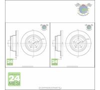 Kit 2x dischi freno Metelli Posteriore per VOLVO XC70 V70 S70 C70 850