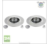 Kit 2x dischi freno SNR Posteriore per RENAULT FLUENCE MEGANE