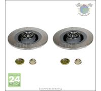 Kit 2x dischi freno SNR Posteriore per RENAULT LAGUNA GRAND