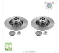 Kit 2x dischi freno SNR Posteriore per RENAULT THALIA MEGANE CLIO 19