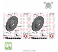 Kit 2x dischi freno Zimmermann BLACK Z Anteriore per BMW 6 E64 650 645 E63 5 E61