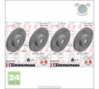 Kit 2x dischi freno Zimmermann BLACK Z Anteriore per BMW X4 G02 F98 xDrive X3 G0