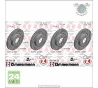 Kit 2x dischi freno Zimmermann BLACK Z Anteriore per BMW Z4 E85 3.0 2.5 Z3 E36 3