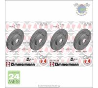 Kit 2x dischi freno Zimmermann BLACK Z Anteriore per FORD MONDEO