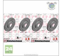 Kit 2x dischi freno Zimmermann BLACK Z Anteriore per MAZDA 6