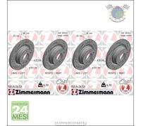 Kit 2x dischi freno Zimmermann BLACK Z Posteriore per BMW 3 E93 320 E92 325 318