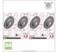 Kit 2x dischi freno Zimmermann BLACK Z Posteriore per BMW X1 E84 xDrive sDrive 3