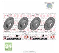 Kit 2x dischi freno Zimmermann BLACK Z Posteriore per BMW X6 F16 F86 xDrive E71