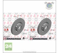 Kit 2x dischi freno Zimmermann COAT Z Anteriore per BMW 5 E39 M5 #ff