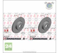 Kit 2x dischi freno Zimmermann COAT Z Anteriore per BMW X4 G02 F98 xDrive X3 G01