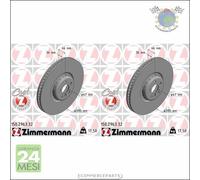 Kit 2x dischi freno Zimmermann COAT Z Anteriore per BMW X5 G05 F95 xDrive X4 #d6