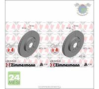 Kit 2x dischi freno Zimmermann COAT Z Anteriore per CHEVROLET MALIBU OPEL IN #kl