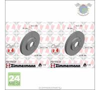 Kit 2x dischi freno Zimmermann COAT Z Anteriore per FORD TRANSIT TOURNEO #hq