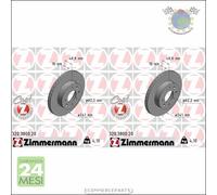 Kit 2x dischi freno Zimmermann COAT Z Anteriore per HYUNDAI i10 KIA PICANTO #in