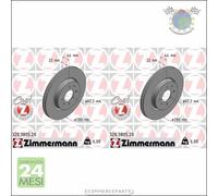 Kit 2x dischi freno Zimmermann COAT Z Anteriore per HYUNDAI i20 KIA RIO