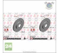 Kit 2x dischi freno Zimmermann COAT Z Anteriore per KIA STONIC