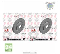 Kit 2x dischi freno Zimmermann COAT Z Anteriore per MAZDA CX-3 3