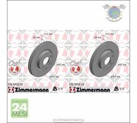 Kit 2x dischi freno Zimmermann COAT Z Anteriore per MAZDA CX-5 6