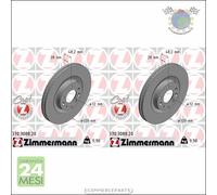 Kit 2x dischi freno Zimmermann COAT Z Anteriore per MAZDA CX-9 CX-7