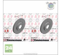 Kit 2x dischi freno Zimmermann COAT Z Anteriore per MAZDA MX-5 #iv