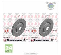 Kit 2x dischi freno Zimmermann COAT Z Anteriore per MERCEDES CLASSE M ML GLE 400