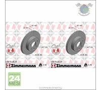 Kit 2x dischi freno Zimmermann COAT Z Anteriore per MERCEDES CLASSE V 230 220 20
