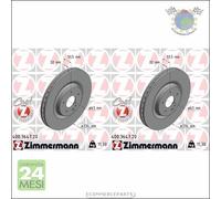 Kit 2x dischi freno Zimmermann COAT Z Anteriore per MERCEDES SL 600 500 320 280