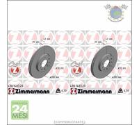 Kit 2x dischi freno Zimmermann COAT Z Anteriore per OPEL ZAFIRA A / MERIVA B COR