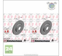 Kit 2x dischi freno Zimmermann COAT Z Anteriore per SUZUKI VITARA SX4