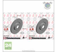 Kit 2x dischi freno Zimmermann COAT Z Anteriore per VOLVO V40 #qv