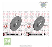 Kit 2x dischi freno Zimmermann COAT Z Anteriore per VOLVO XC60