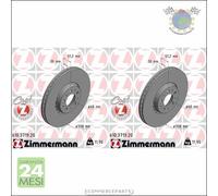 Kit 2x dischi freno Zimmermann COAT Z Anteriore per VOLVO XC90 #qt