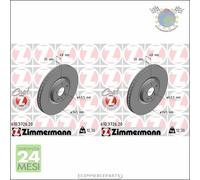 Kit 2x dischi freno Zimmermann COAT Z Anteriore per VOLVO XC90 XC60 XC40 V90 V60