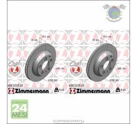 Kit 2x dischi freno Zimmermann COAT Z Posteriore per AUDI Q7 PORSCHE CAYENNE VW
