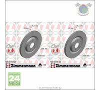 Kit 2x dischi freno Zimmermann COAT Z Posteriore per AUDI Q7 Q5 A8 A7 A6 A5 A4 P