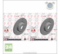 Kit 2x dischi freno Zimmermann COAT Z Posteriore per BMW 3 G20 G80 G28 330 3 ##k