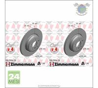 Kit 2x dischi freno Zimmermann COAT Z Posteriore per BMW 4 F33 F83 440 435 430 F