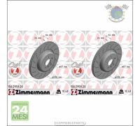 Kit 2x dischi freno Zimmermann COAT Z Posteriore per BMW 7 G11 G12 750 740 730 7