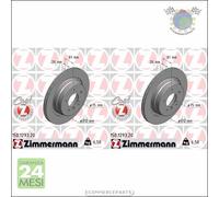 Kit 2x dischi freno Zimmermann COAT Z Posteriore per BMW Z3 E36 M 3 M3 WIESM #b9