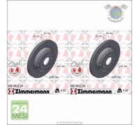 Kit 2x dischi freno Zimmermann COAT Z Posteriore per KIA STINGER ##h
