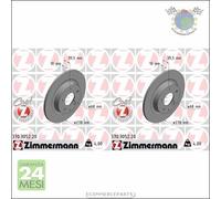 Kit 2x dischi freno Zimmermann COAT Z Posteriore per MAZDA 6