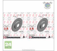 Kit 2x dischi freno Zimmermann COAT Z Posteriore per MAZDA CX-3