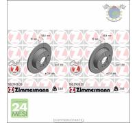 Kit 2x dischi freno Zimmermann COAT Z Posteriore per MINI #c3