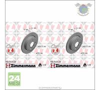 Kit 2x dischi freno Zimmermann COAT Z Posteriore per MINI #ea