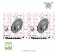Kit 2x dischi freno Zimmermann COAT Z Posteriore per NISSAN NV400 OPEL MOVAN #kp