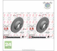 Kit 2x dischi freno Zimmermann COAT Z Posteriore per PORSCHE 911 #mk