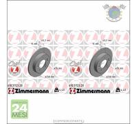Kit 2x dischi freno Zimmermann COAT Z Posteriore per VOLVO V40